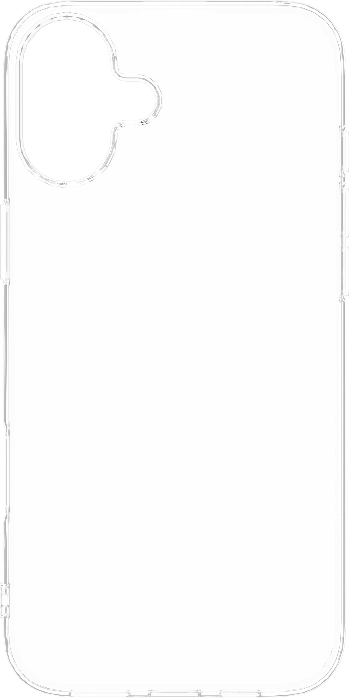 eSTUFF INFINITE (GRS) VIENNA Backcover – für Apple iPhone 16 Plus, TPU, Transparent