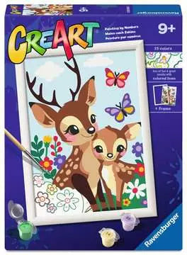 Ravensburger CreArt – Malen-nach-Zahlen-Set – Darling Deer – 1-teilig – ab 9 Jahren