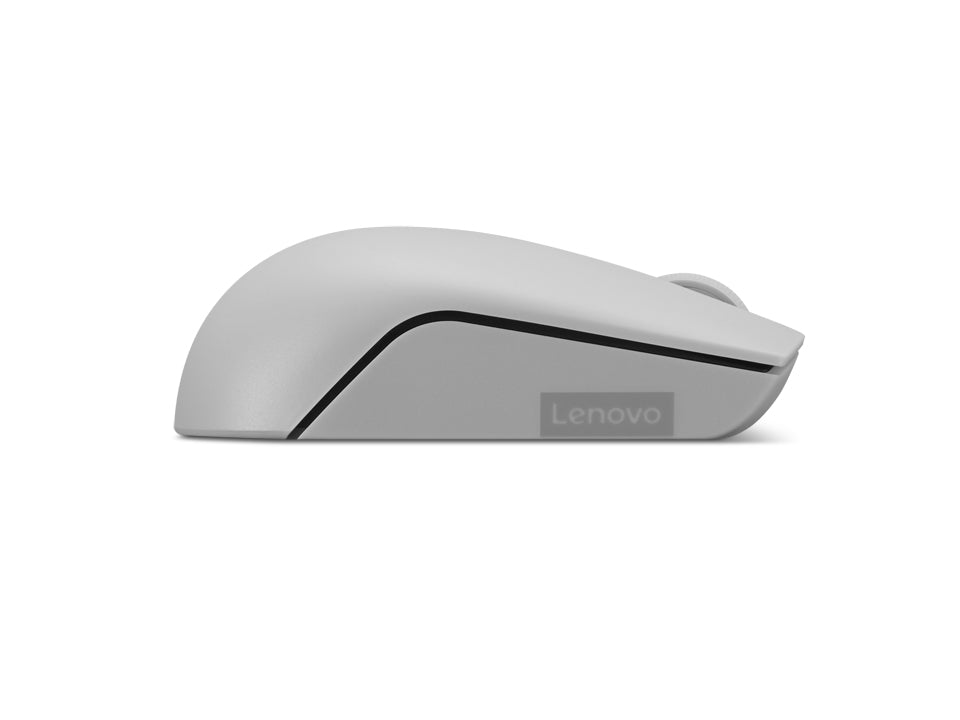 Lenovo GY51L15678 – Maus – Kabellos (2,4 GHz), 1000 DPI, beidhändig, Grau