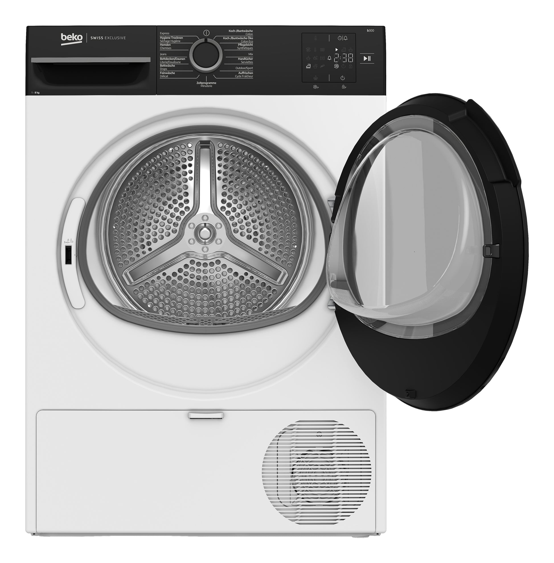 Beko Wäschetrockner TR218C – 8 kg, Wärmepumpe, Energieklasse C, 64 dB – Weiss