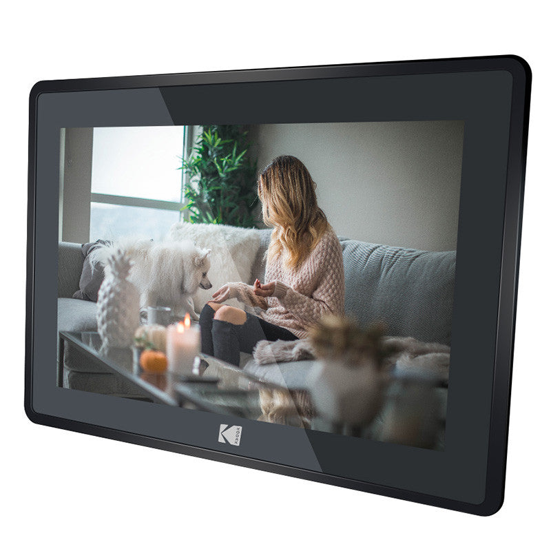 Kodak Digitaler Bilderrahmen RCF-106H 10" – 1280 × 800, IPS, Touchscreen, WLAN, 16 GB, SD, SDHC, Schwarz