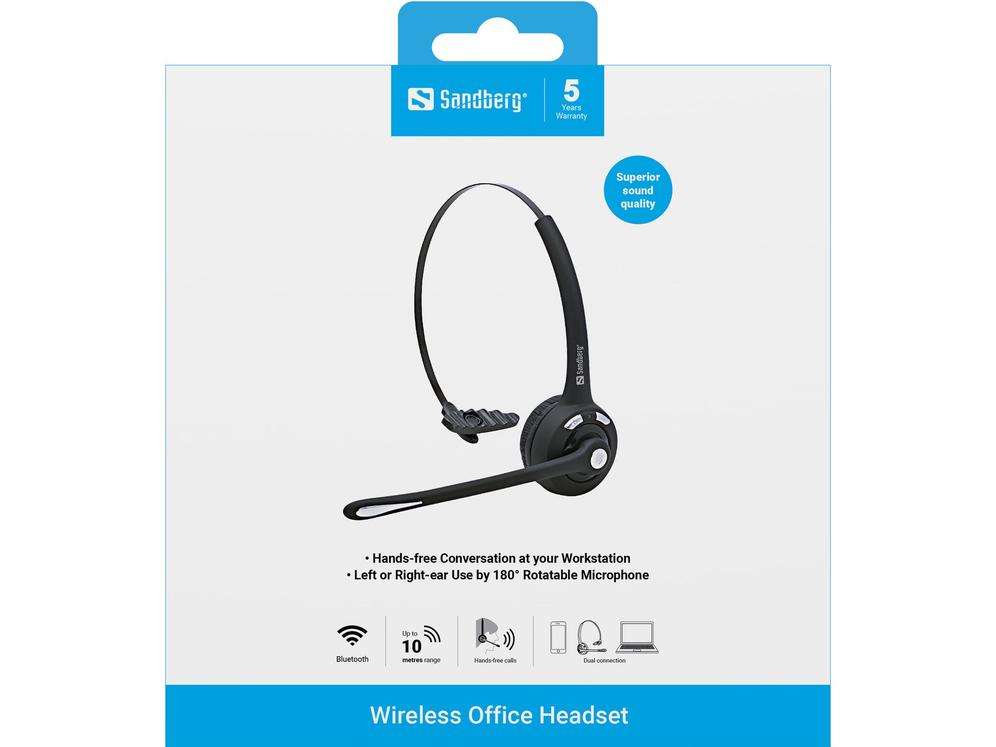 Sandberg Office Headset – Bluetooth