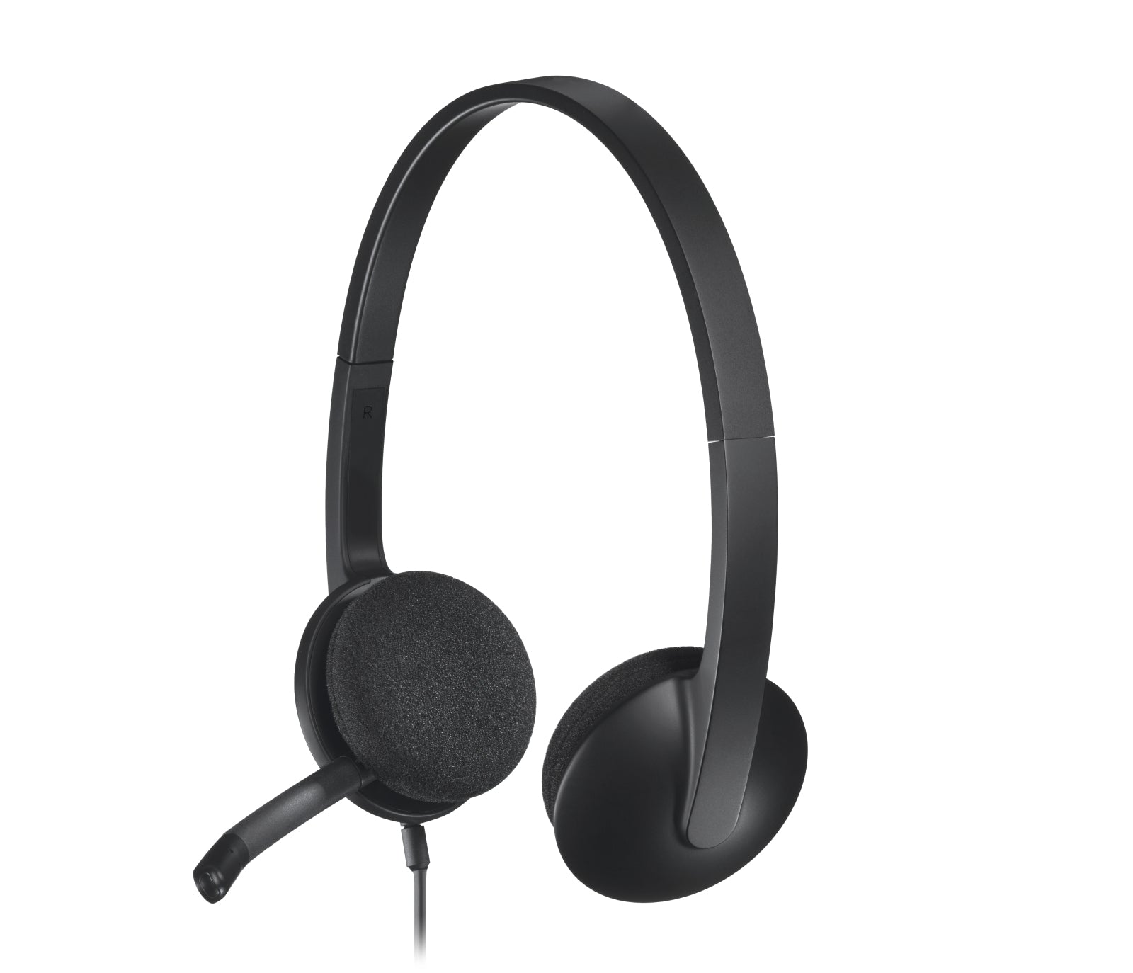 Logitech H340 Office-Headset – Over-Ear, Stereo, Kabel, USB, Schwarz