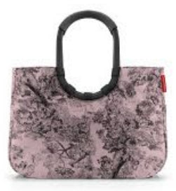 Reisenthel Stofftasche, Polyester, Jacquard Rose Motiv, 460×345×250 mm