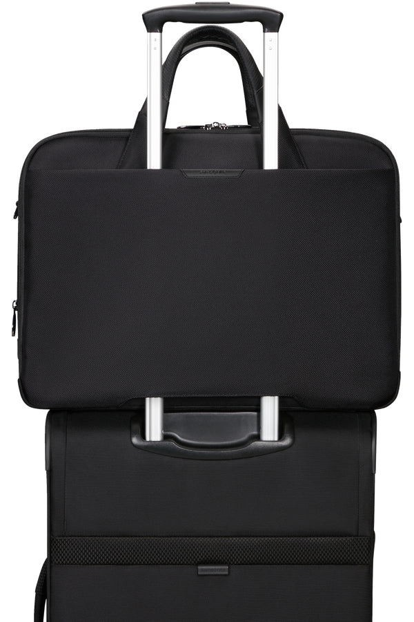 Samsonite Pro-DLX 6 Notebook-Tasche – 24,5/31 l, wasserabweisend, RFID-Fach, Nylon, schwarz