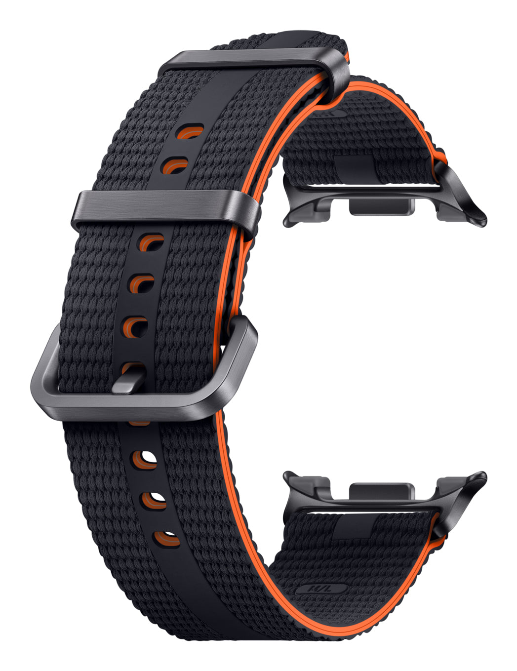 Samsung Watch 8 Athleisure – Armband – für Galaxy Watch8, Watch8 Classic, Dunkelgrau, M/L, Nylon