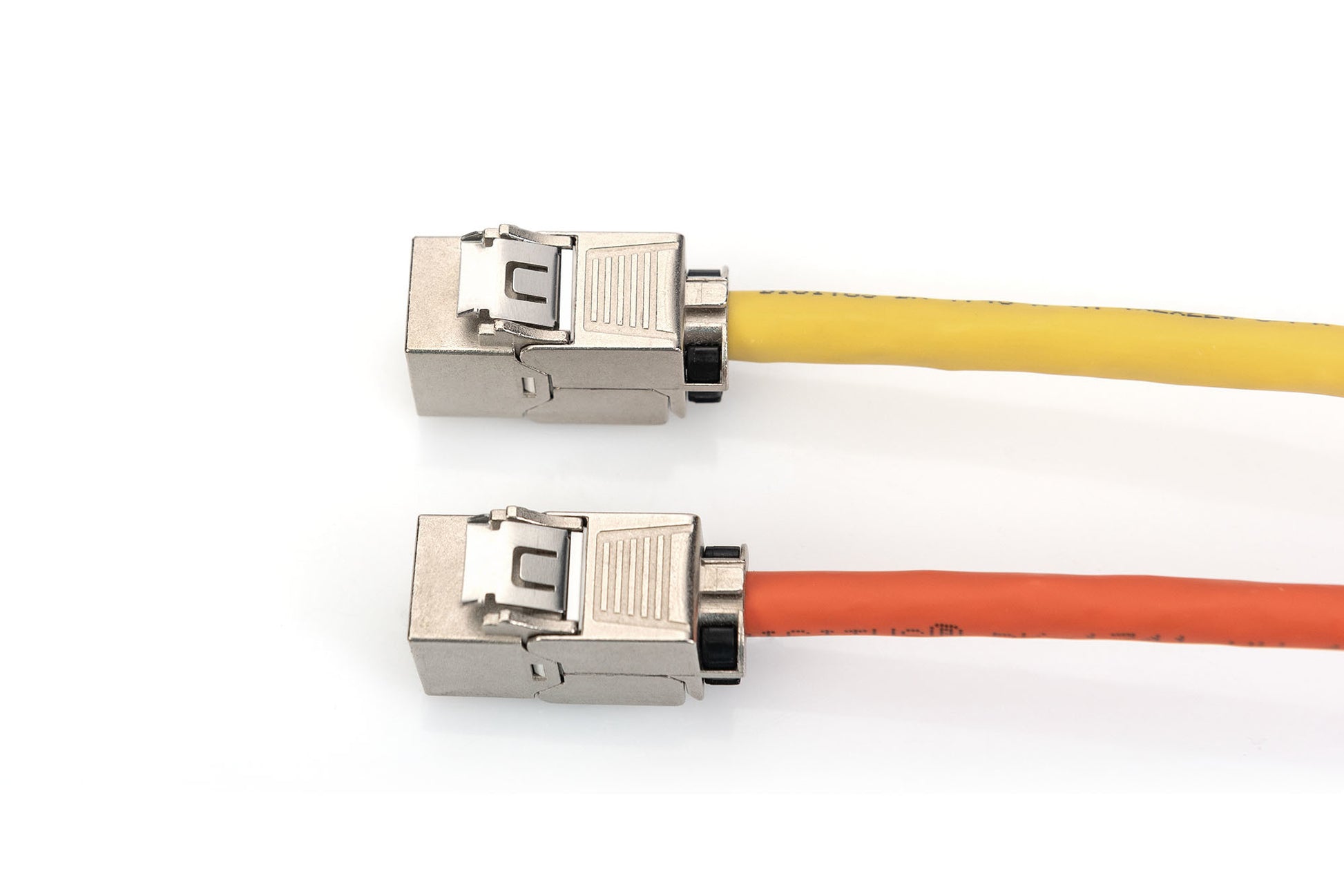 Digitus Keystone-Modul Cat6A – geschirmt (S/UTP), RJ-45, 10GBase-T, 24er-Set, Silber, flach