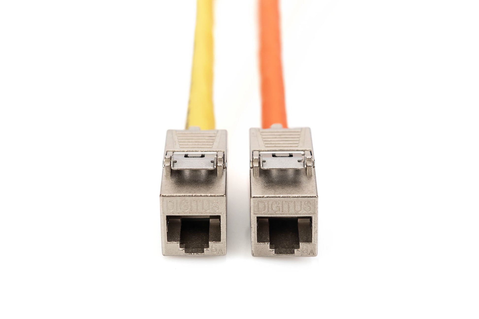 Digitus Keystone-Modul Cat6A – geschirmt (S/UTP), RJ-45, 10GBase-T, 24er-Set, Silber, flach