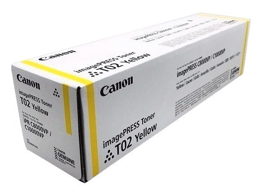 Canon T02 Gelb Toner – Original – 43'000 Seiten – für Canon ImagePress-C8000/ImagePress-C10000