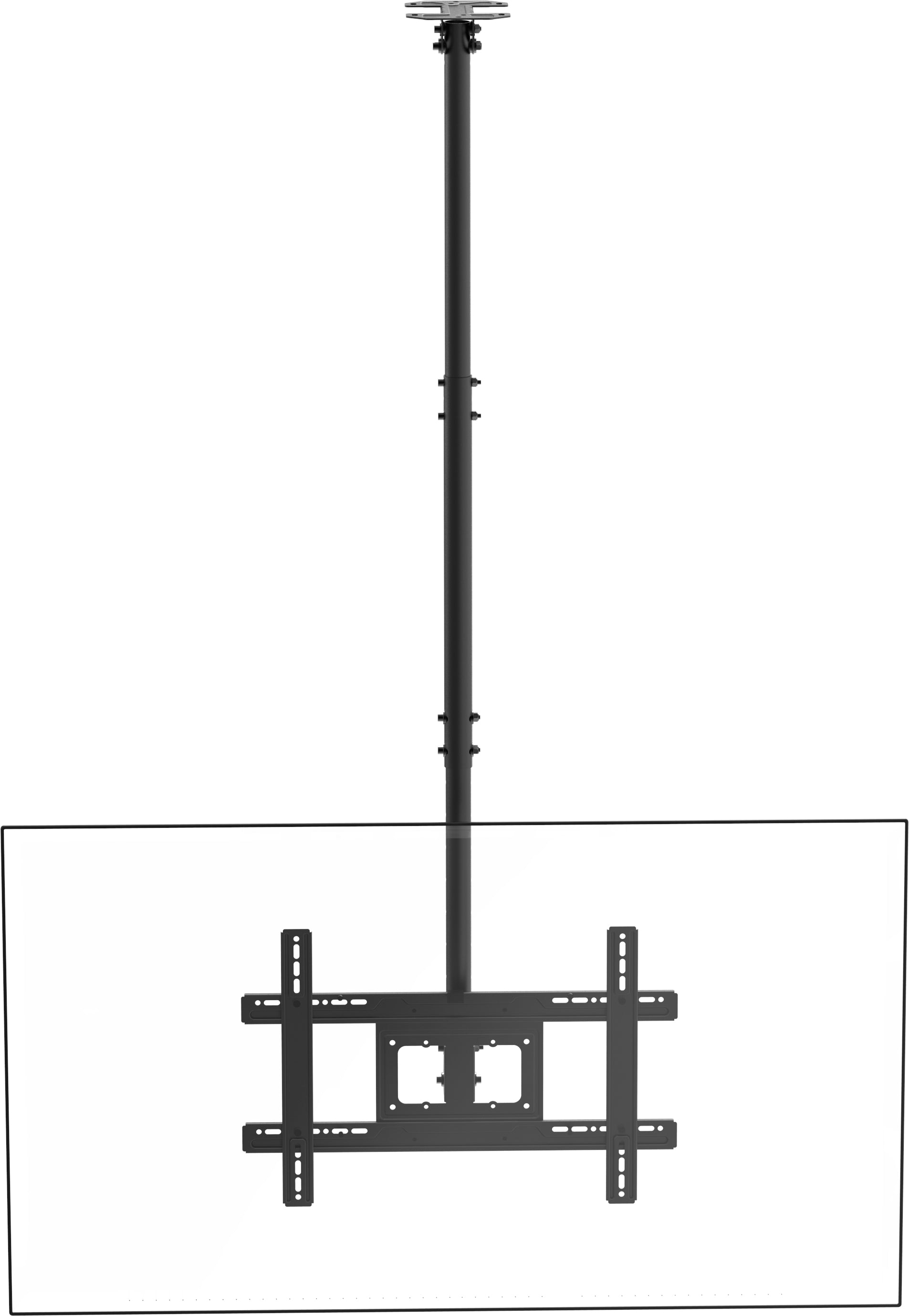 Vision Deckenhalterung – 20–75" – VESA 100×100–600×400 – bis 50 kg, Teleskopmast – VFM-C6X4/V2