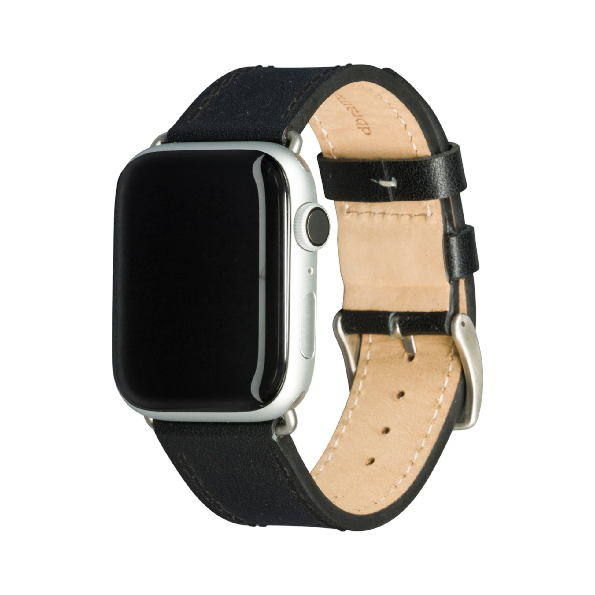 dbramante1928 Copenhagen 44 mm – Leder Schwarz, für Apple Watch