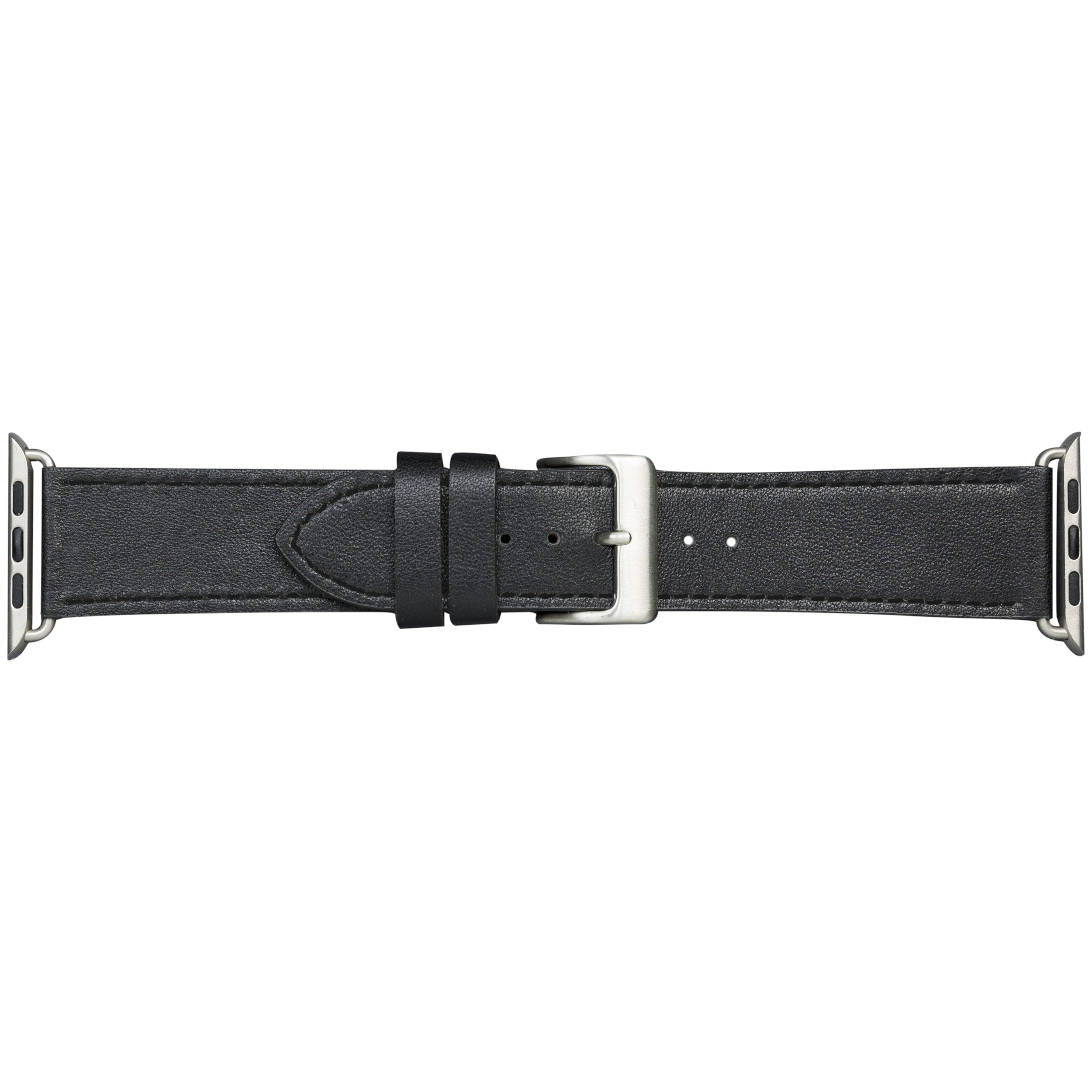 dbramante1928 Copenhagen 44 mm – Leder Schwarz, für Apple Watch