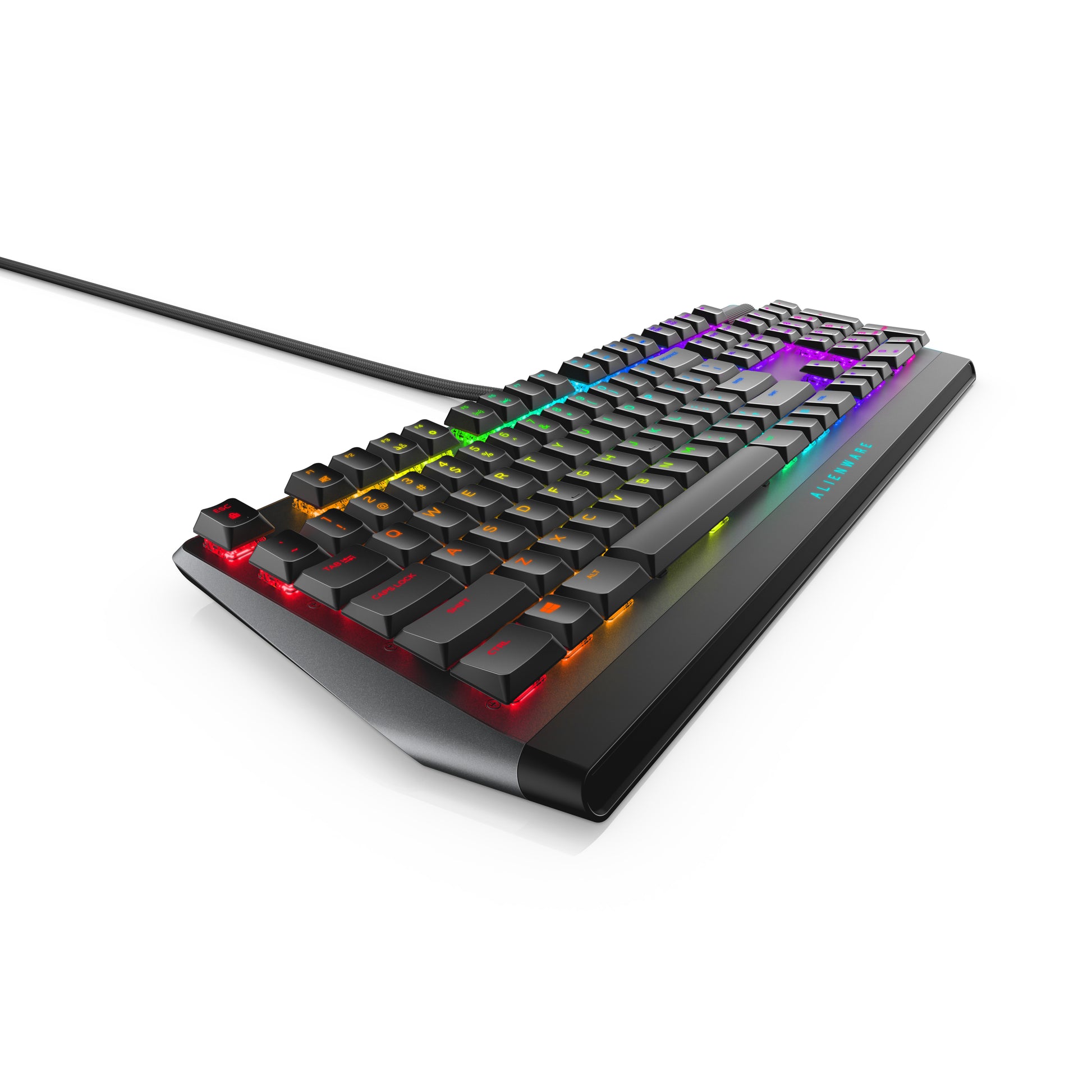Alienware AW510K – Gaming-Tastatur – mechanisch – kabelgebunden – RGB – schwarz – für Alienware M15/M17/Aurora