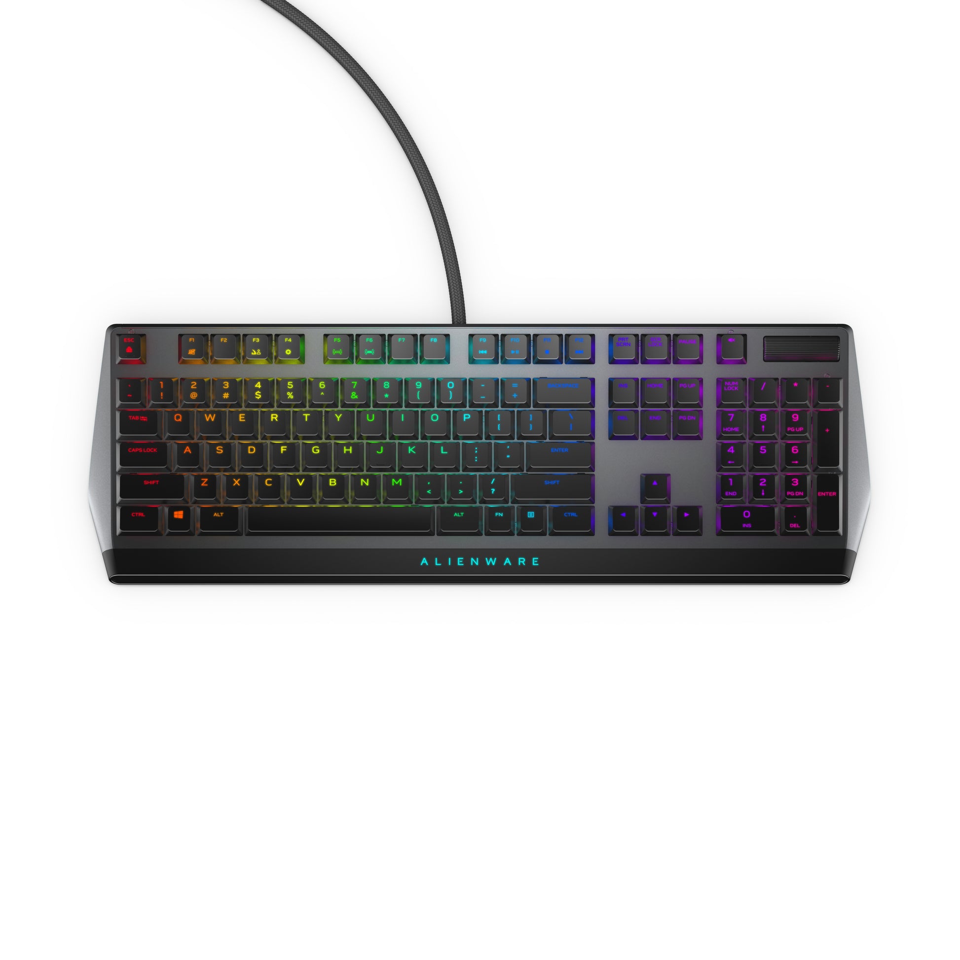Alienware AW510K – Gaming-Tastatur – mechanisch – kabelgebunden – RGB – schwarz – für Alienware M15/M17/Aurora