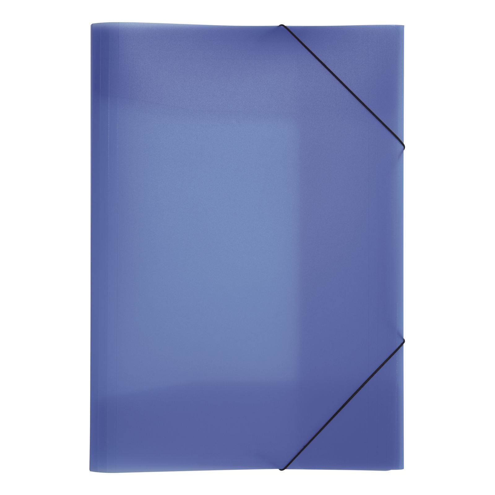 Pagna Eckspannermappe A3 – 3 Klappen, Gummiband, Polypropylen (PP), Blau, 5 Stk.