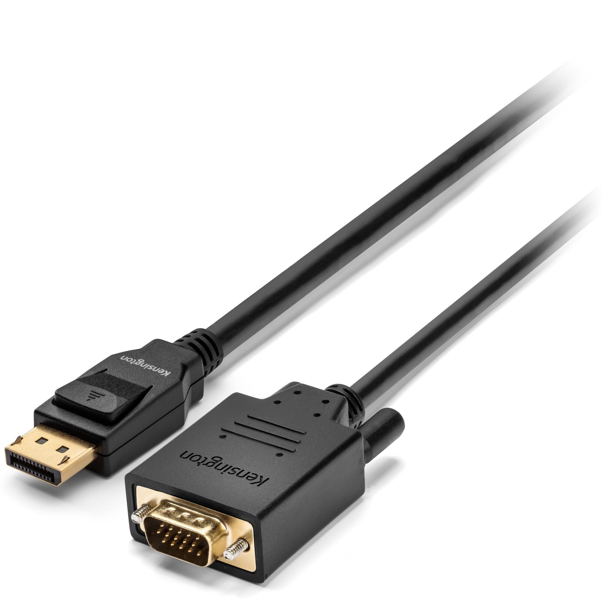 Kensington Adapter DisplayPort zu VGA – 1920 × 1200 @ 60 Hz, DisplayPort 1.2, 1,8 m, passiv, schwarz