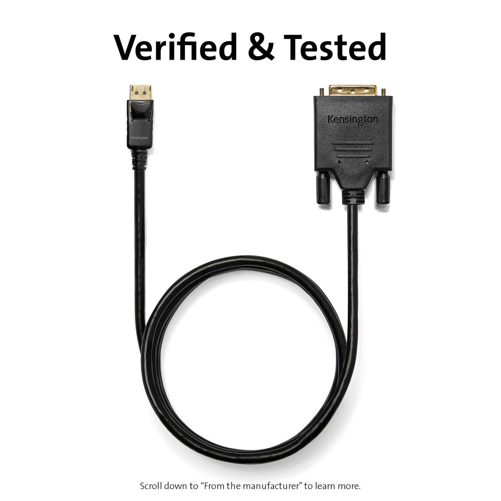 Kensington DisplayPort auf DVI-D Kabel DP 1.1 – 1,8 m