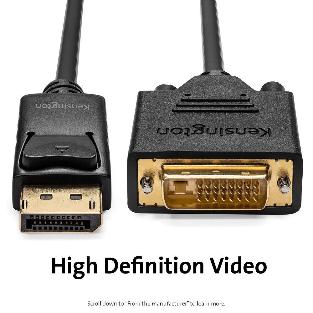 Kensington DisplayPort auf DVI-D Kabel DP 1.1 – 1,8 m