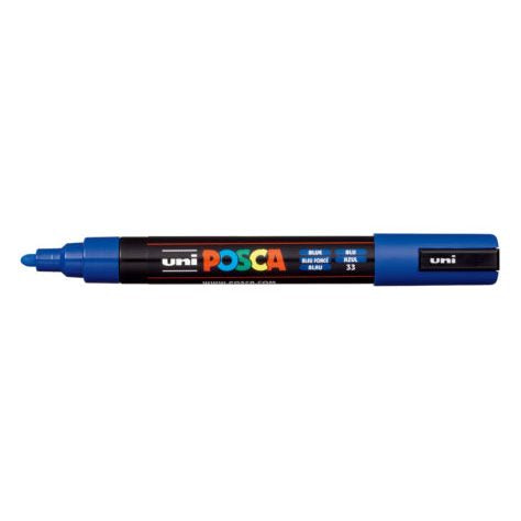 Uni-Ball Non-Permanent Marker – Rundspitze 1,8-2,5 mm – Blau – Wasserfest