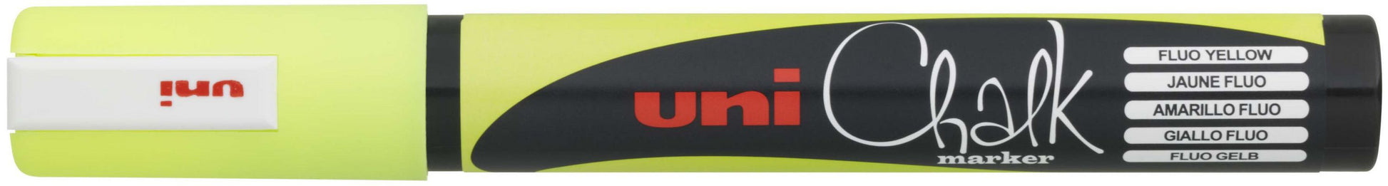 Uni-Ball Kreidemarker – Rund, 1,8–2,5 mm – Gelb