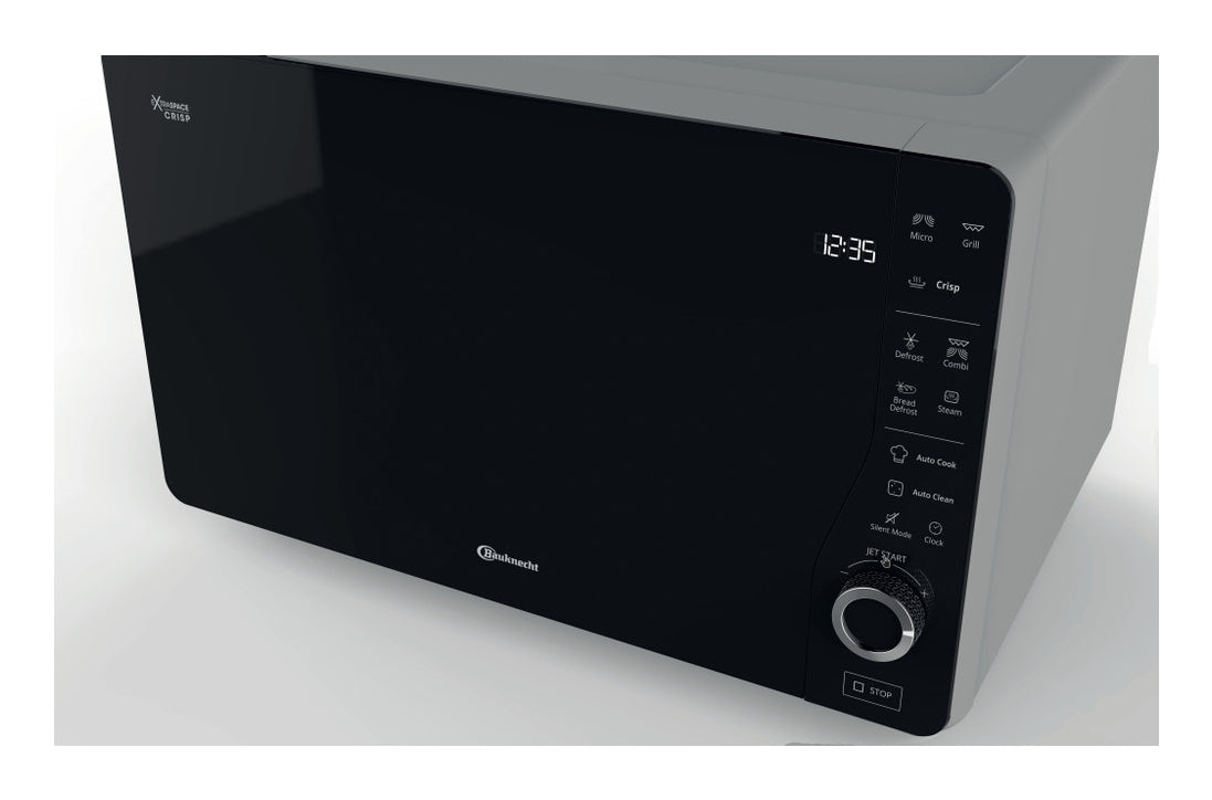 Bauknecht Grill-Mikrowelle MW 427 SL CH – 25 l, Grill, 800 W – schwarz/silber
