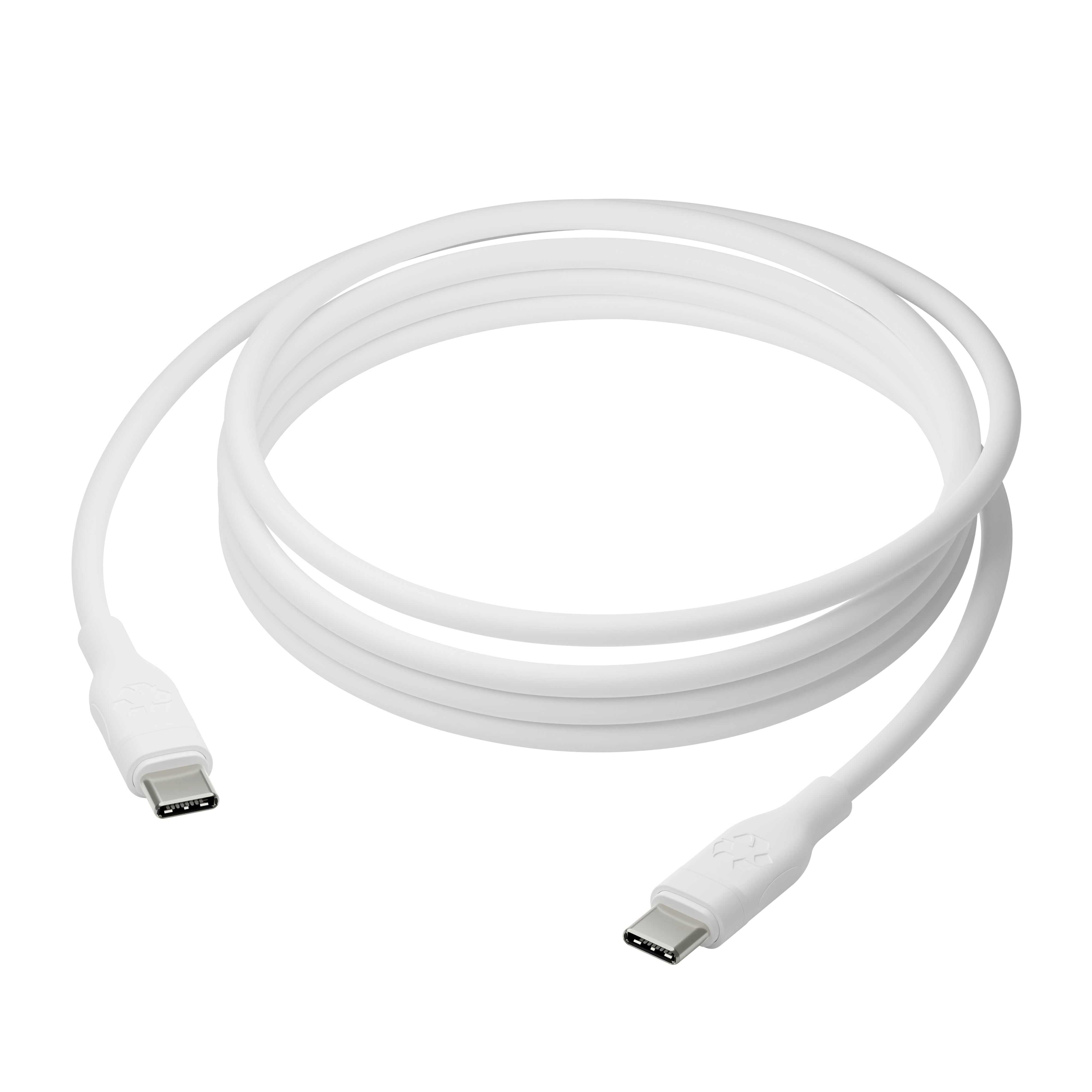 dbramante1928 USB-C auf USB-C Kabel – USB 2.0 (480 Mbit/s) – 2,5 m – PD 60 W – Weiss
