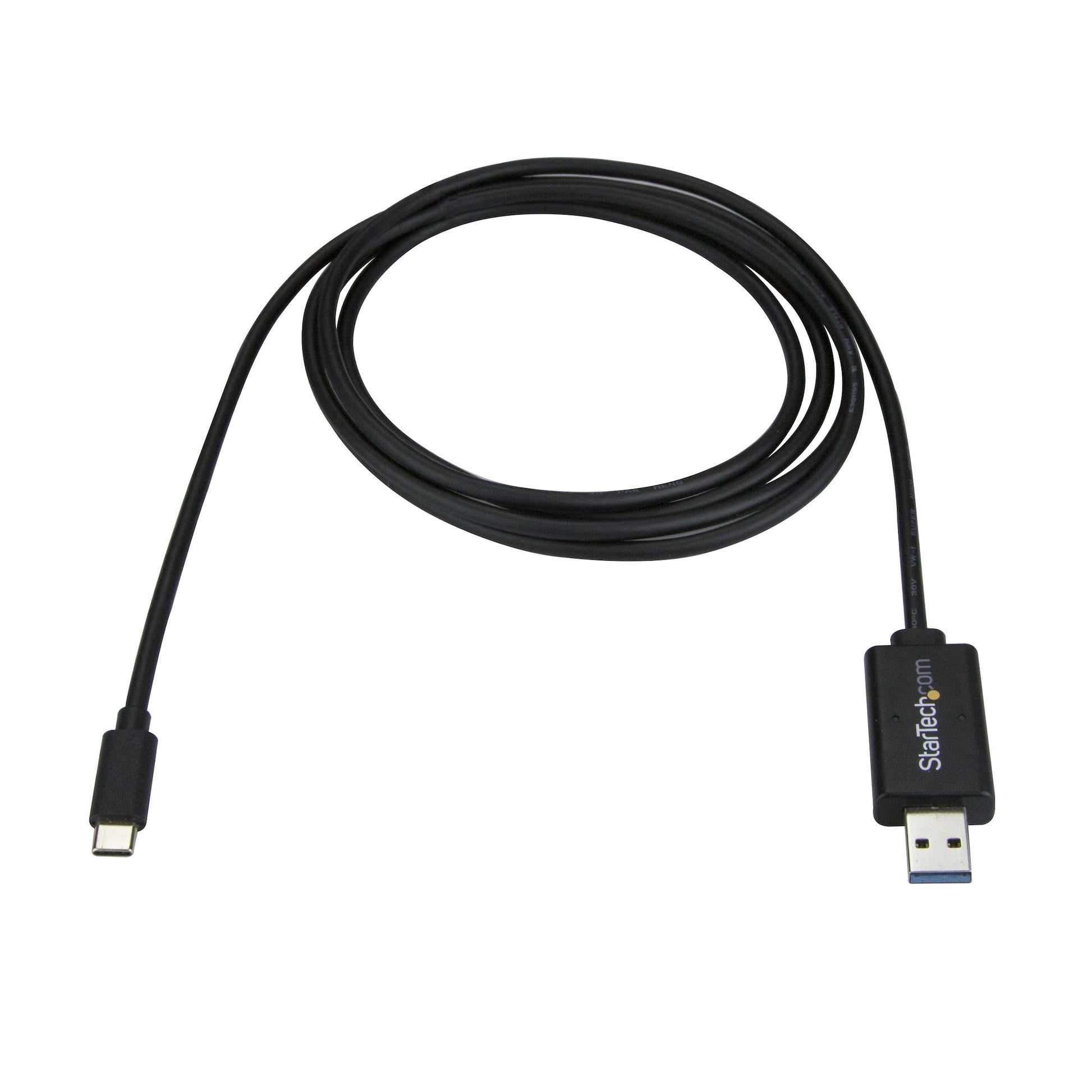 StarTech.com USB-Kabel – USB-A auf USB-C – USB 3.2 Gen 1 (5 Gbit/s) – 2 m – Schwarz – für Mac und Windows