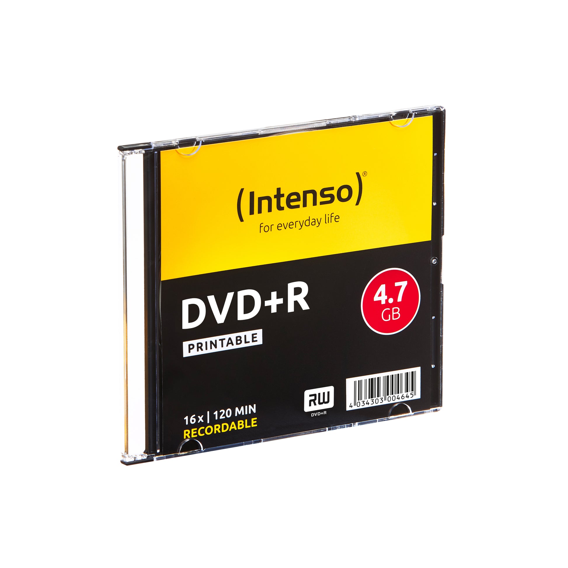 Intenso DVD+R 4,7 GB – 16×, bedruckbar, 10er Pack