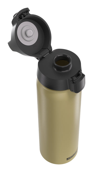 SIGG WBM One Trinkflasche 750 ml – Aluminium, Weithals, Schraubdeckel