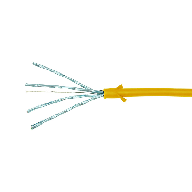 LogiLink CQ9037S Patchkabel – Cat6a S/FTP, 1 m, Gelb, RJ-45