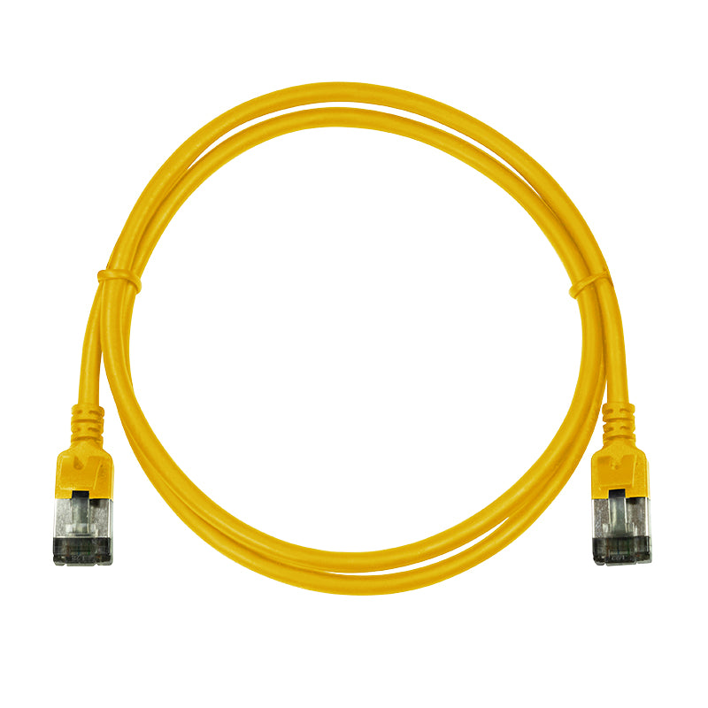 LogiLink CQ9037S Patchkabel – Cat6a S/FTP, 1 m, Gelb, RJ-45