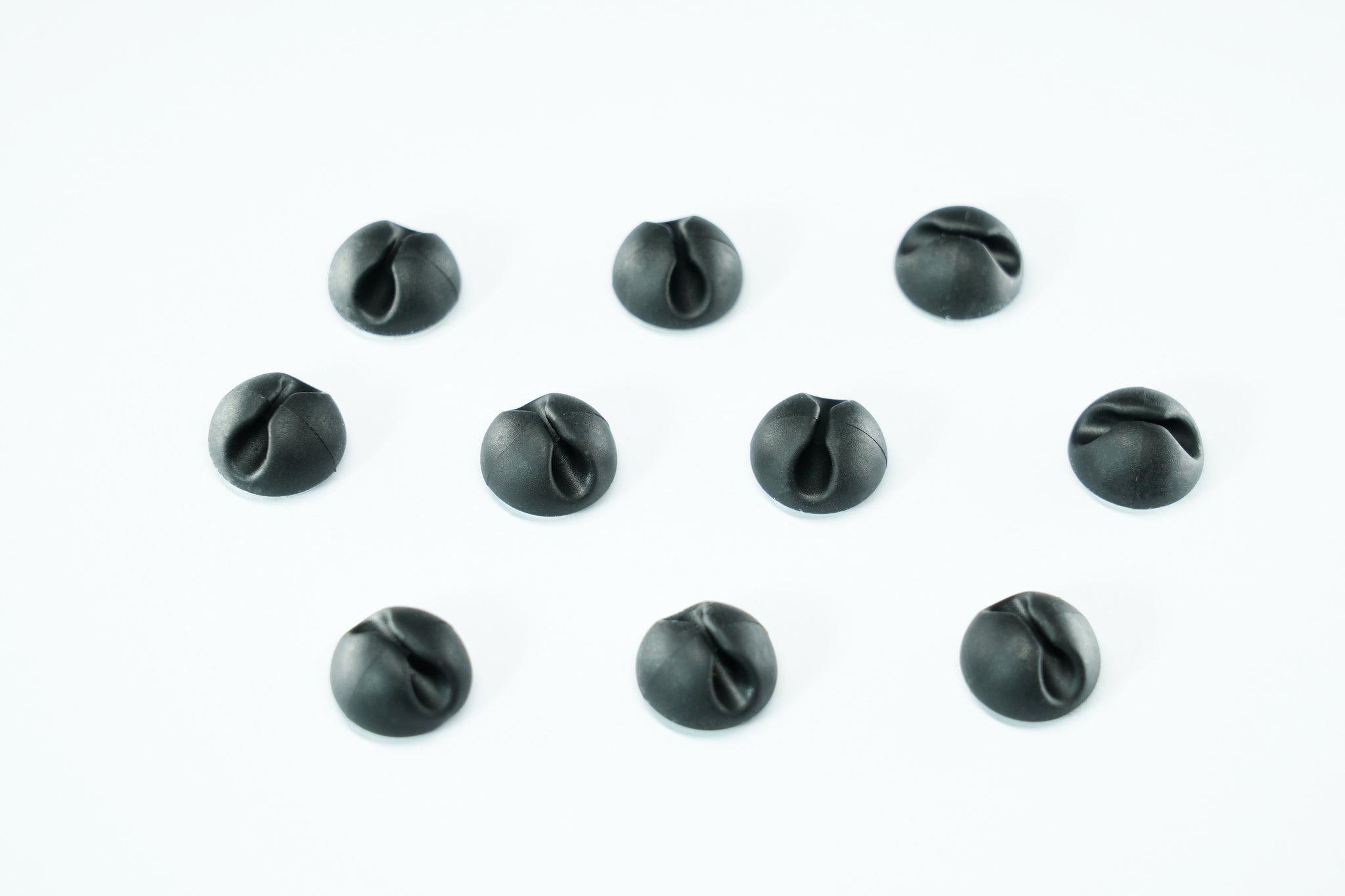 M. Schönenberger Kabelhalter, 15×15×10 mm, 10 Stk. – schwarz