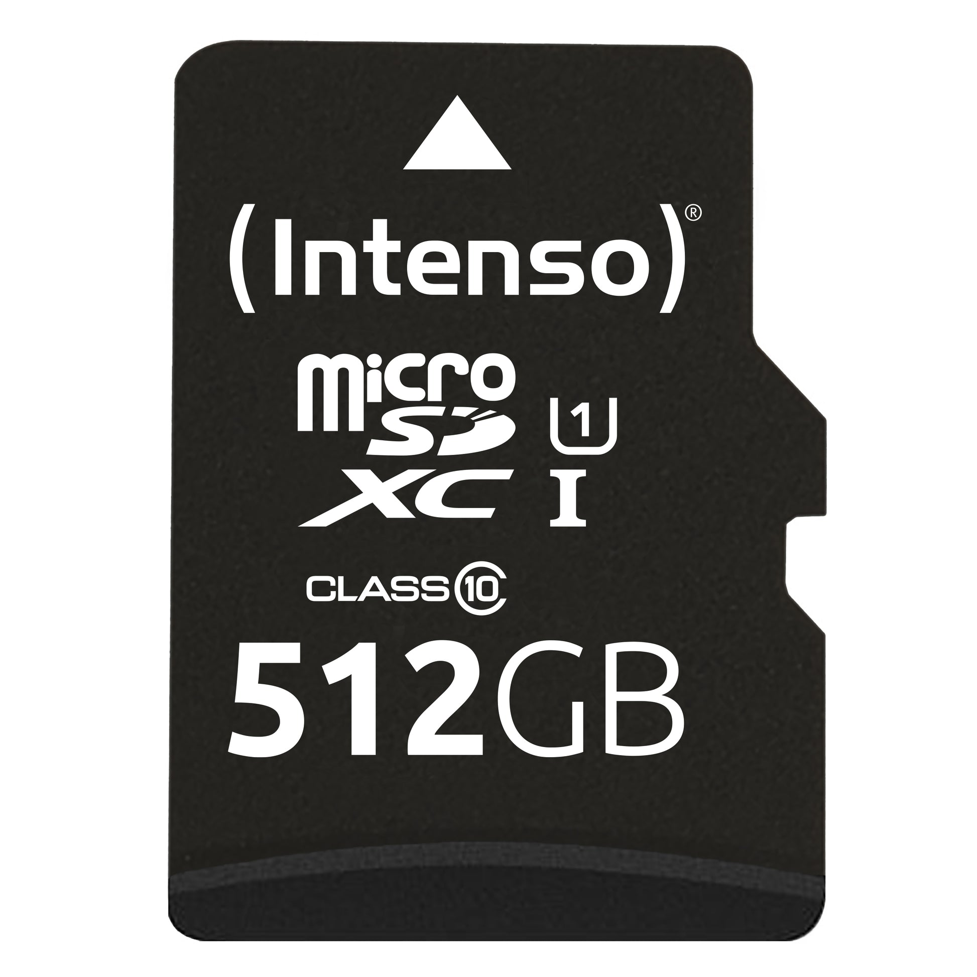 Intenso microSDXC 512 GB – UHS-I, Klasse 10, U1, 90 MB/s Lesen, inkl. SD-Adapter