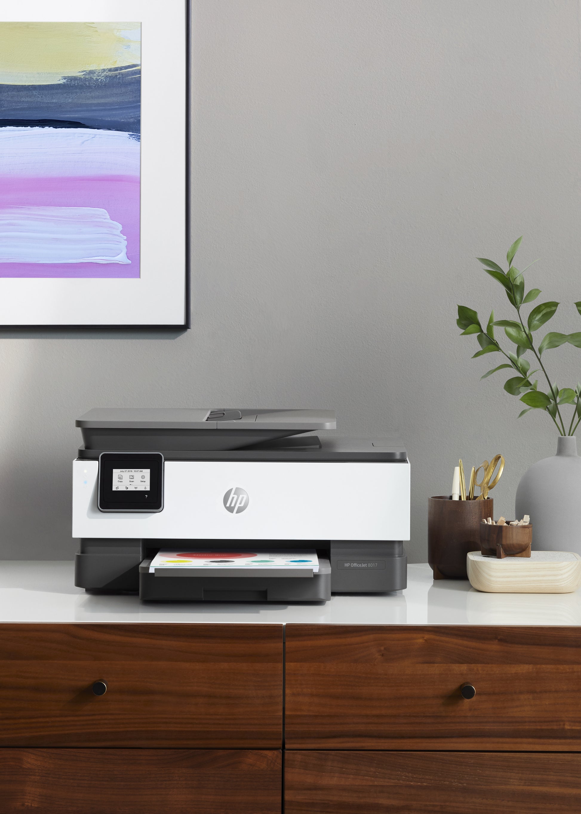 HP OfficeJet 8012 – Farbtintenstrahl-Multifunktionsdrucker, A4, 3-in-1, Duplex, ADF, WLAN, AirPrint