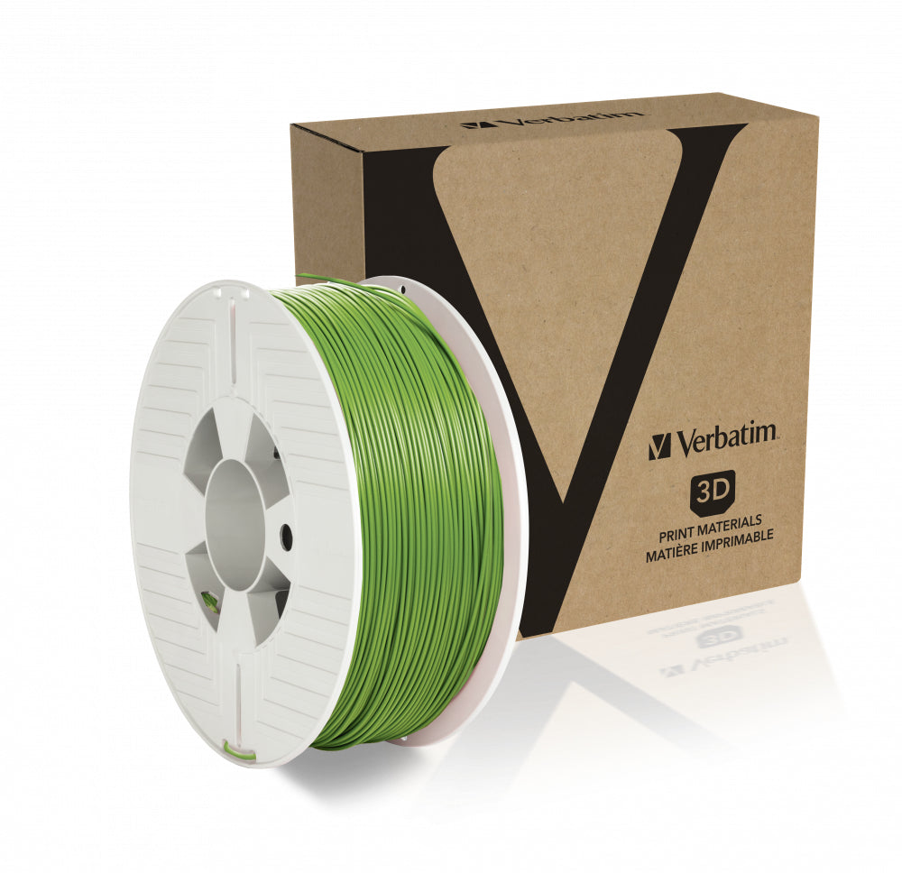 Verbatim Filament PLA – 1,75 mm, 1 kg – Grün – 1 Stück