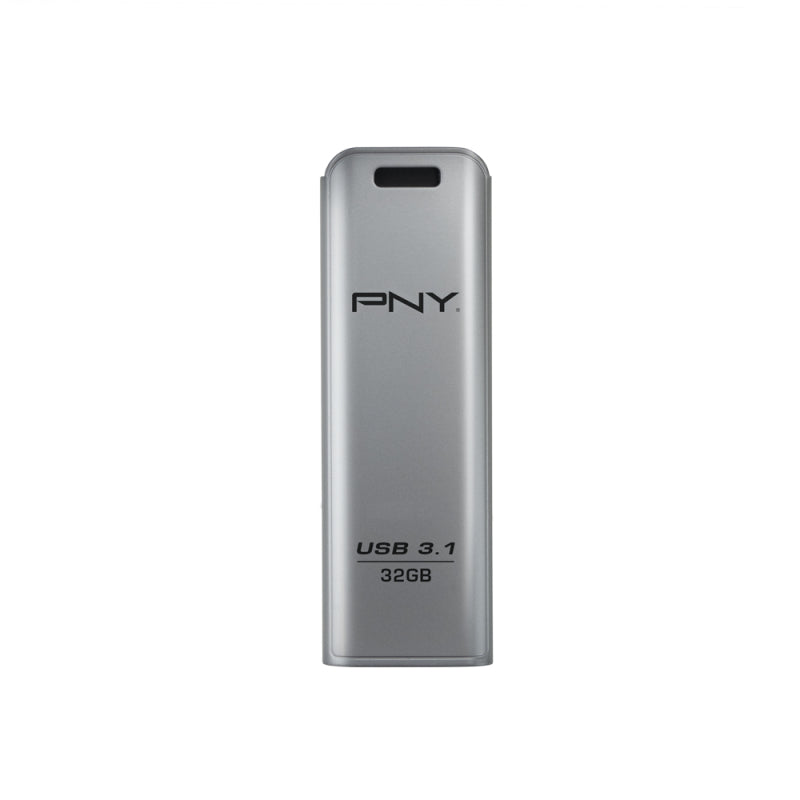 PNY Elite Steel FD32GESTE – 32 GB, USB 3.2 Gen 1 (3.1 Gen 1), 80 MB/s Schreiben, 20 MB/s Lesen, Edelstahl
