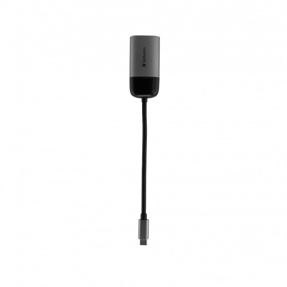 Verbatim USB-C zu VGA Adapter – 1920 × 1080, 10 cm – für Windows, Mac und Linux