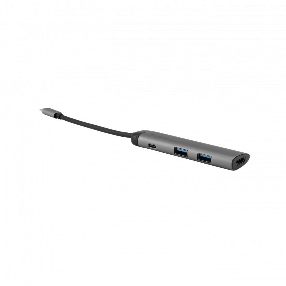 Verbatim Multiport-Adapter – USB-C, 1× HDMI, 2× USB-A, für Windows/Mac/Linux