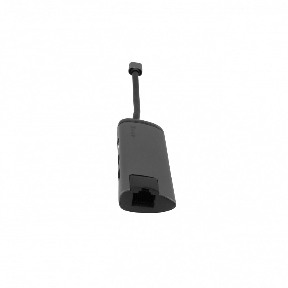 Verbatim 49141 Multiport-Adapter – USB-C, 1× HDMI, 3× USB-A, GbE, für Windows/Mac/Linux