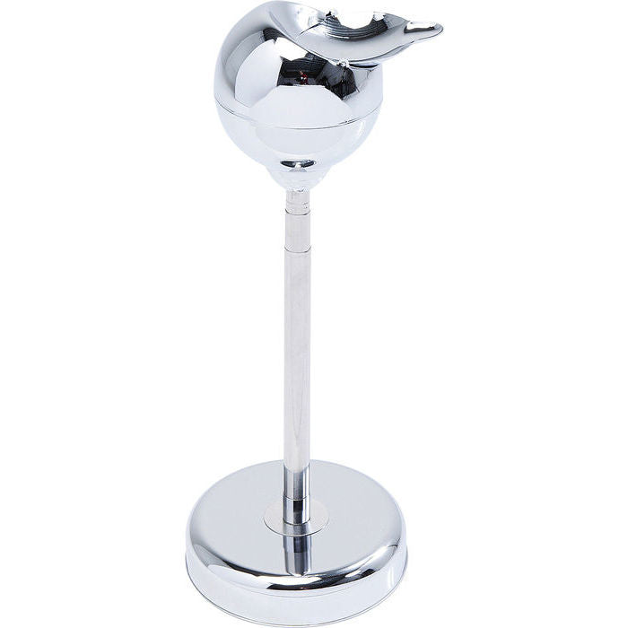 KARE Design KARE Standascher – Stahl, silber, Ø 130 × H 720 mm