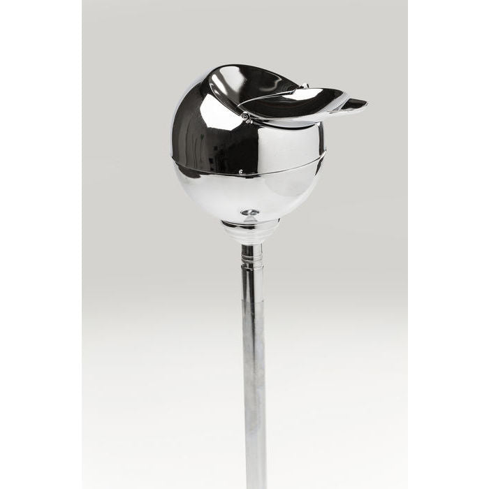 KARE Design KARE Standascher – Stahl, silber, Ø 130 × H 720 mm
