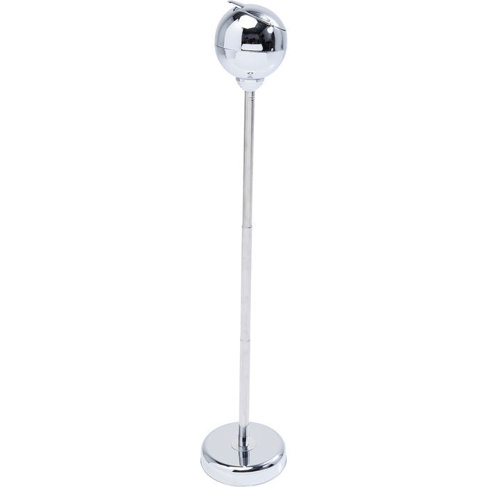 KARE Design KARE Standascher – Stahl, silber, Ø 130 × H 720 mm
