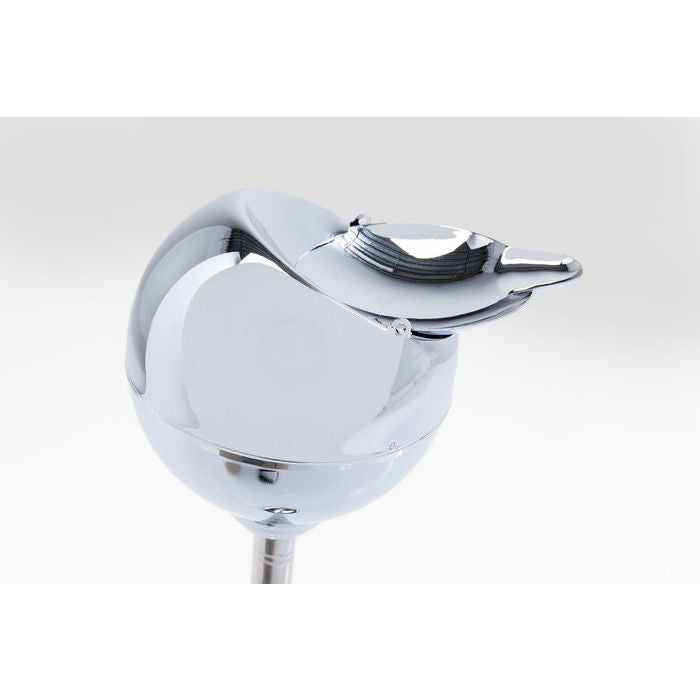 KARE Design KARE Standascher – Stahl, silber, Ø 130 × H 720 mm