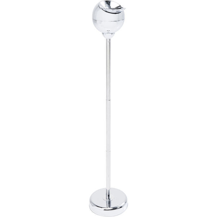 KARE Design KARE Standascher – Stahl, silber, Ø 130 × H 720 mm