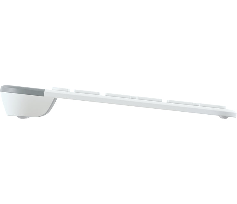 Logitech MK470 Slim Combo – Tastatur, kabellos (2,4 GHz), UK-Layout (EN), Weiss