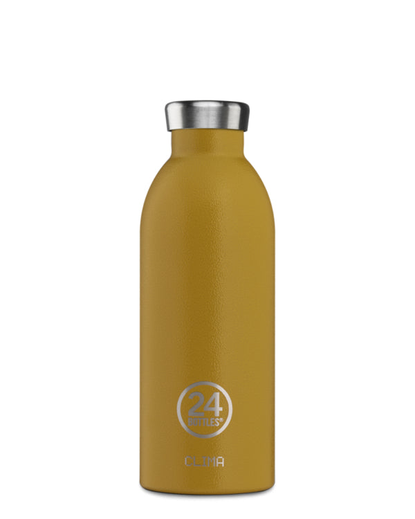 24Bottles Trinkflasche Clima – 5 dl – Edelstahl, isoliert, Schraubverschluss – Safari Khaki