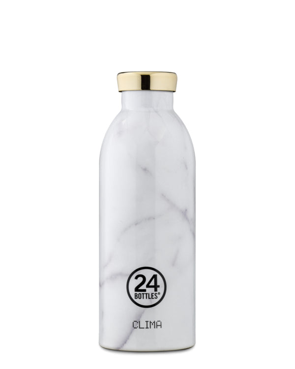 24Bottles Trinkflasche Clima – 5 dl – Edelstahl, isoliert, Schraubverschluss – Carrara