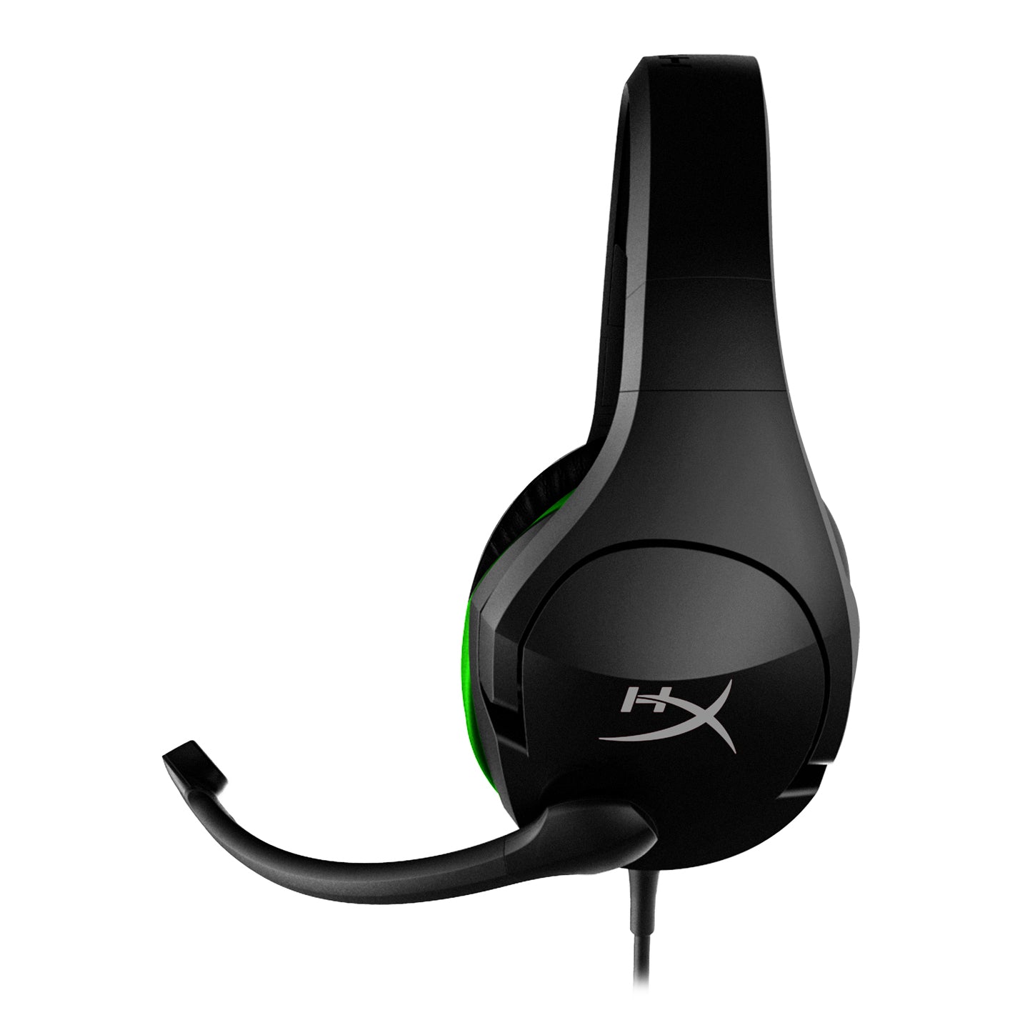 HyperX CloudX Stinger Gaming-Headset – Over-Ear, Stereo, Kabelgebunden, 3,5 mm Klinke, für Xbox, Schwarz/Grün