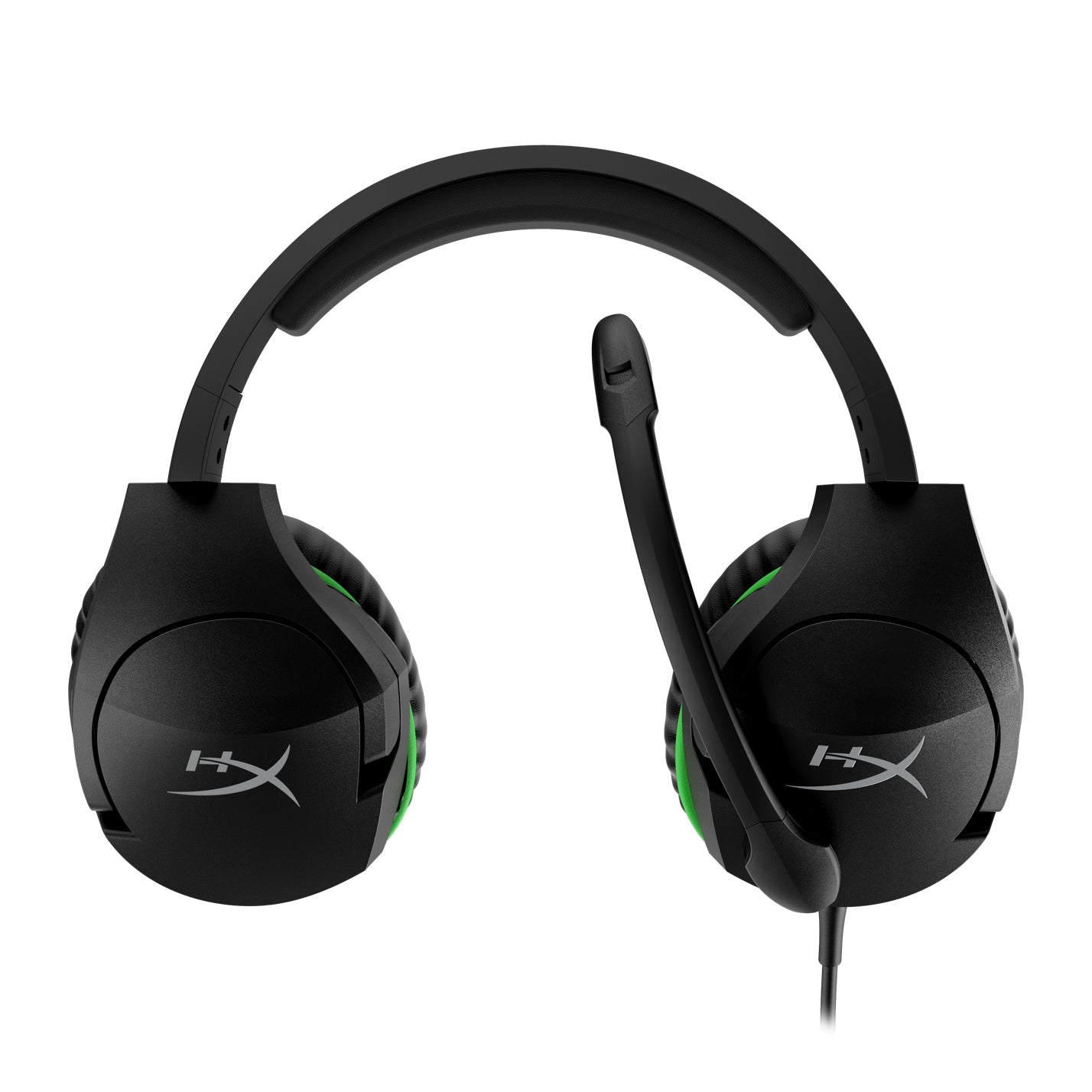 HyperX CloudX Stinger Gaming-Headset – Over-Ear, Stereo, Kabelgebunden, 3,5 mm Klinke, für Xbox, Schwarz/Grün