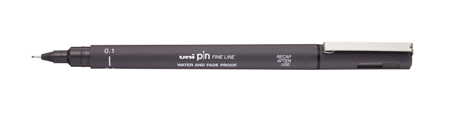 Uni-Ball Pin Fineliner – 0,1 mm, grau, wasserfest